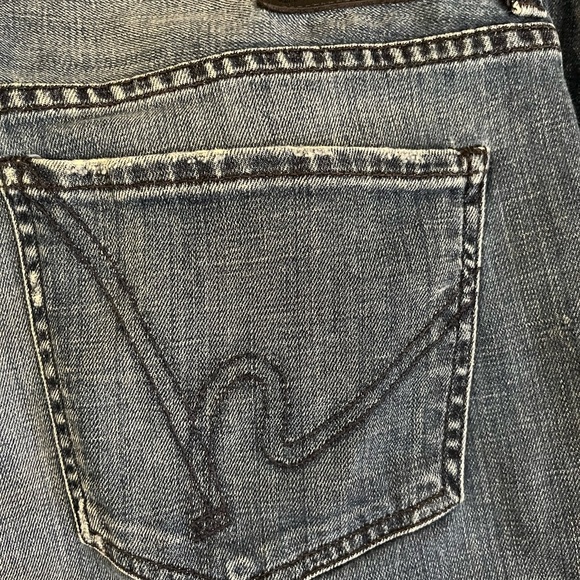 Citizens Of Humanity Blue Straight Jeans Versatile Style - Picture 3 of 5